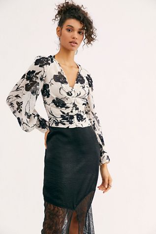 If You Had My Love Printed Blouse