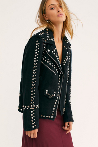 free people studded jacket