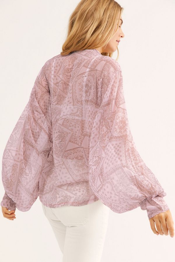 Slide View 2: Golden Hour Tie Front Kimono