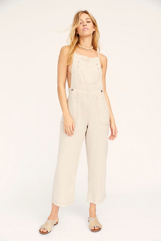 free people linen jumpsuit