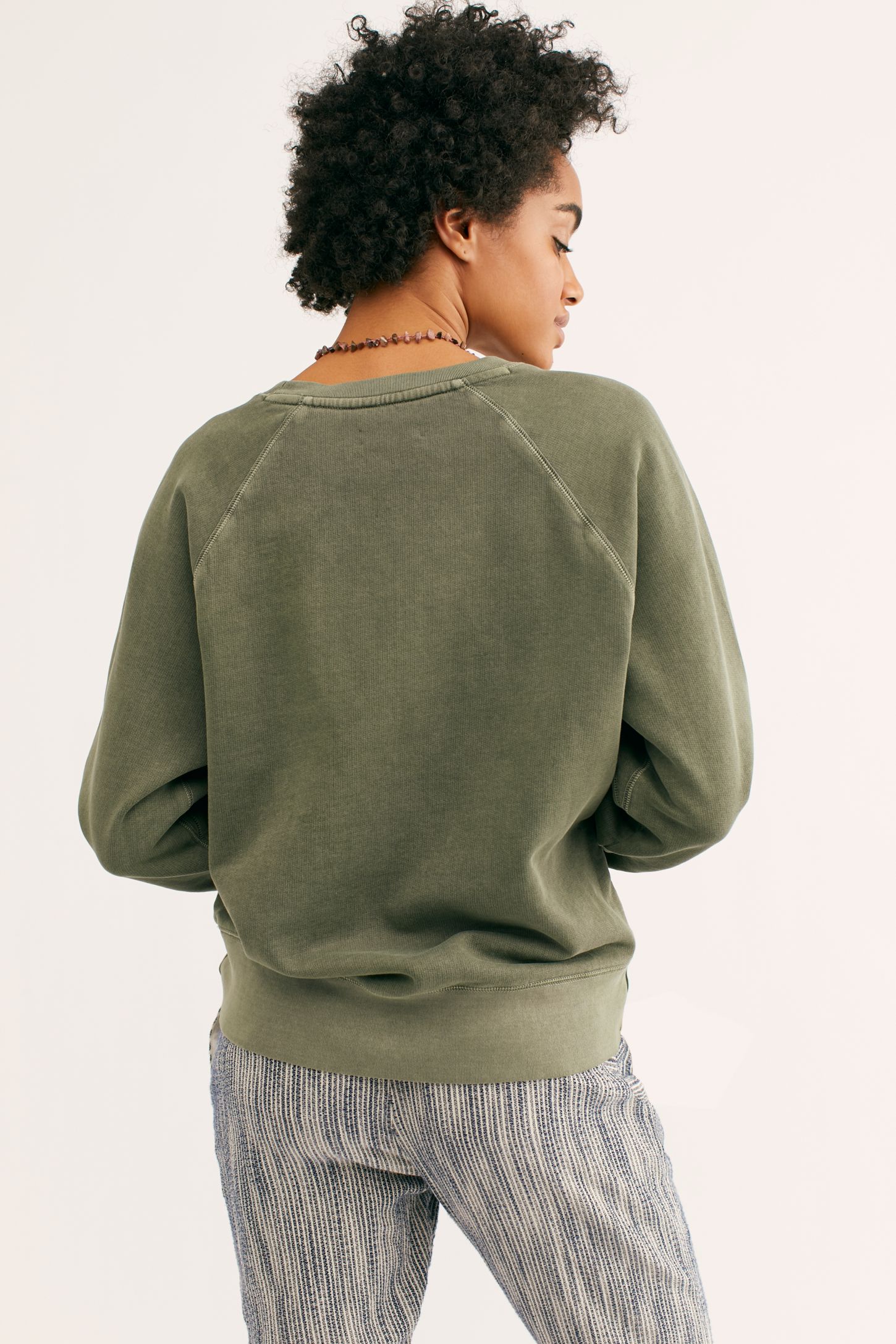 Slide View 3: Upper Brodé Palm Sweatshirt 