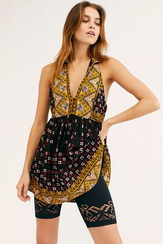 Charlotte Sleeveless Printed Top
