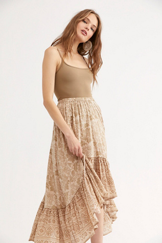 ruched gypsy skirt