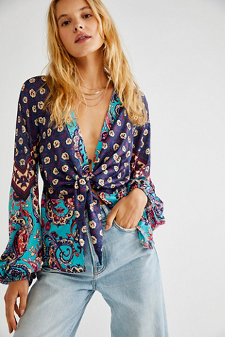Free People Run Free Blouse. 3