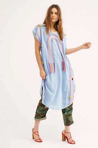 Chasing Rainbows Embroidered Kaftan
