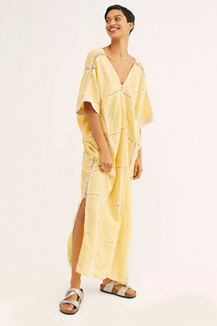 Kira Hand Stitched Crochet Kaftan