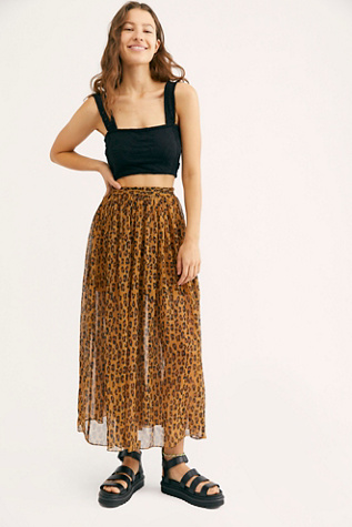 free people highlands tube midi skirt