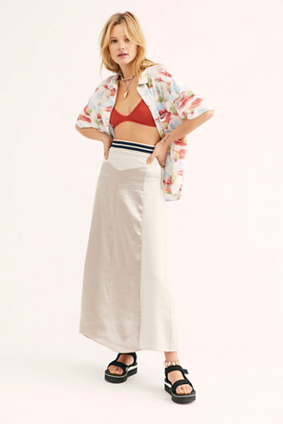 free people highlands tube midi skirt
