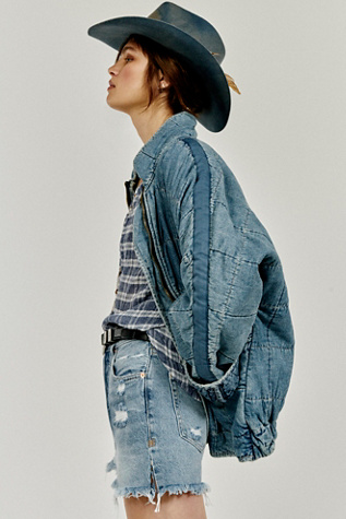 free people denim jacket