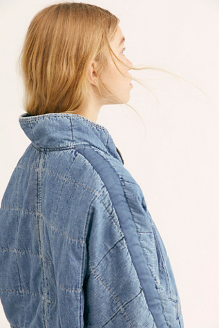 free people denim jacket with hood