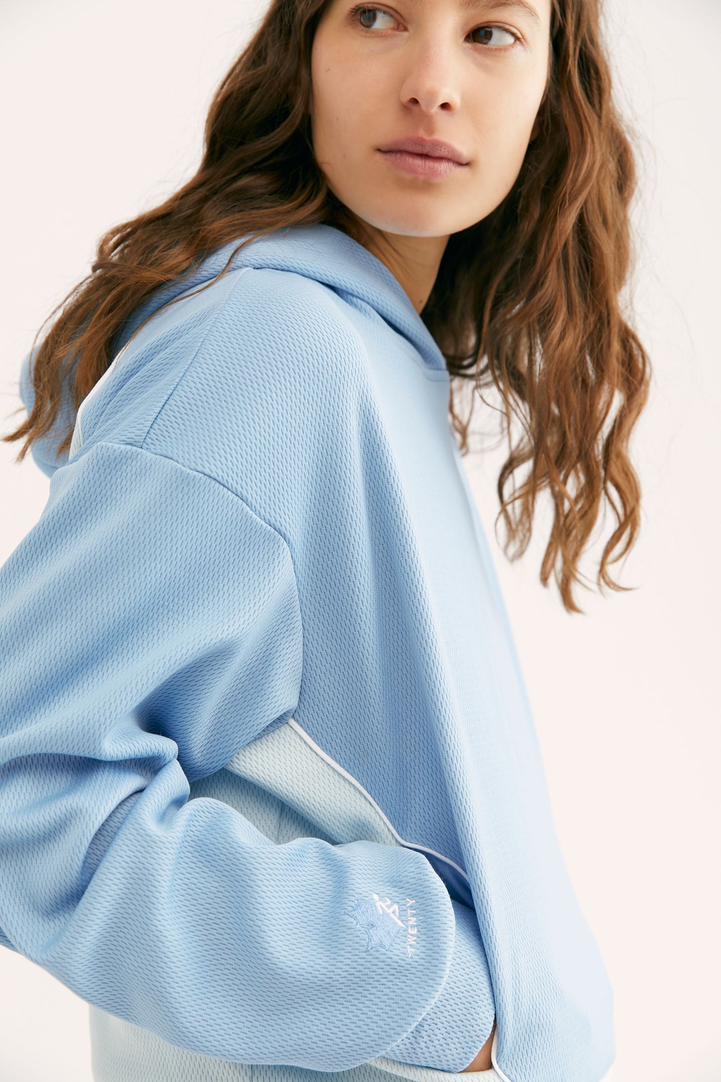 Slide View 3: Olympic Mesh Track Pullover Hoodie