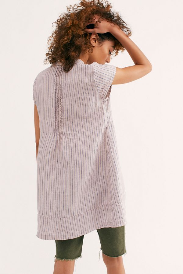 Slide View 2: River Linen Stripe Tunic