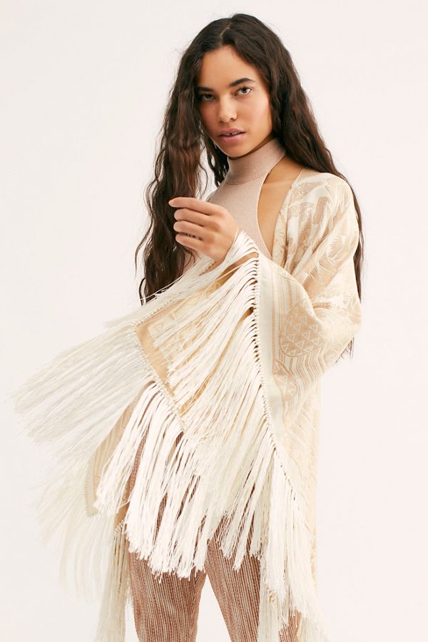 Slide View 1: Rhapsody Fringe Kimono