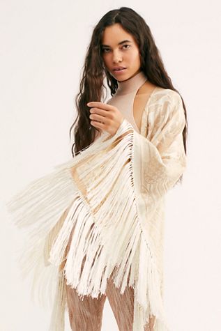 Rhapsody Fringe Kimono
