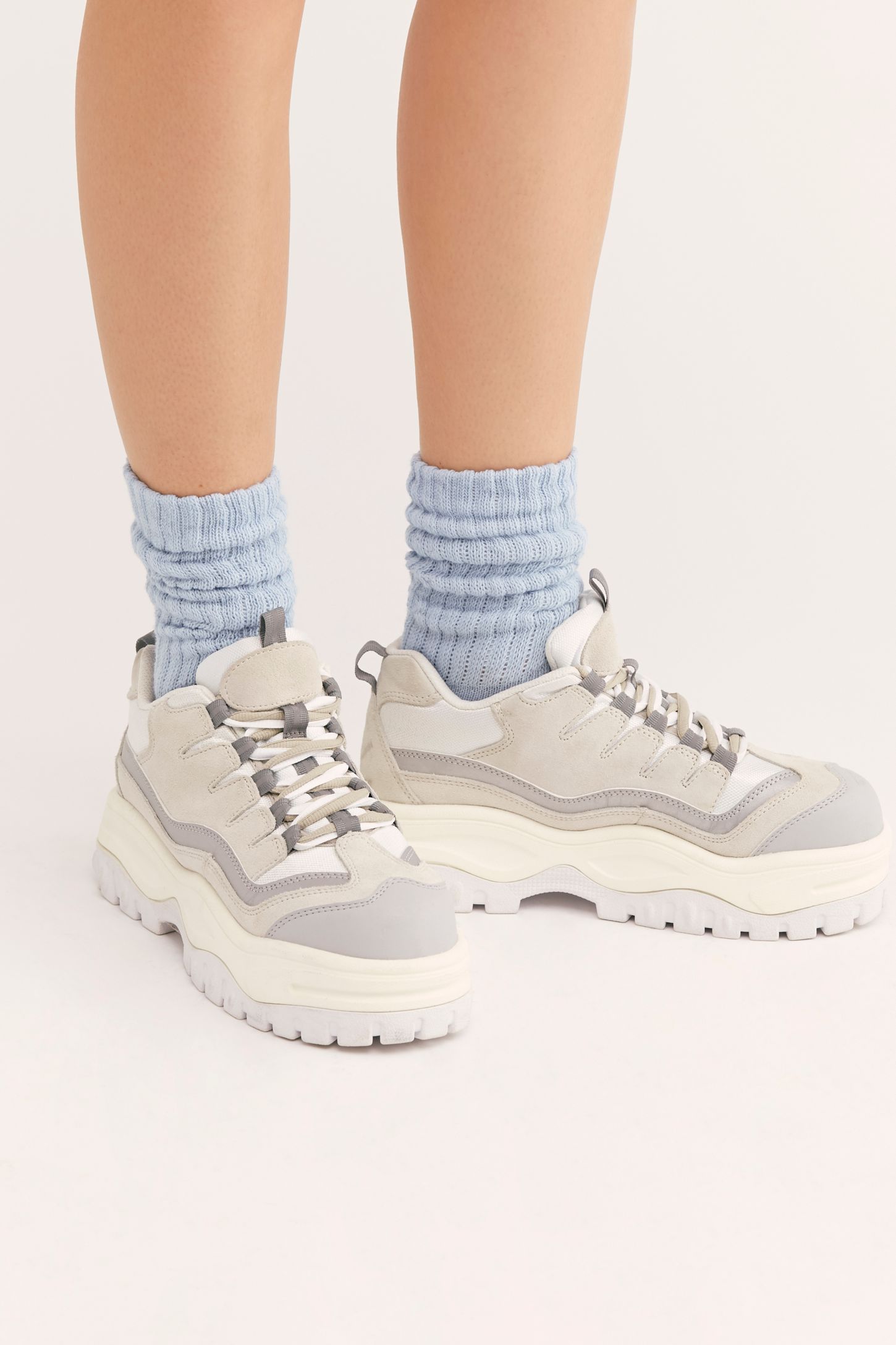 Slide View 1: Retro Scrunch Tube Sock