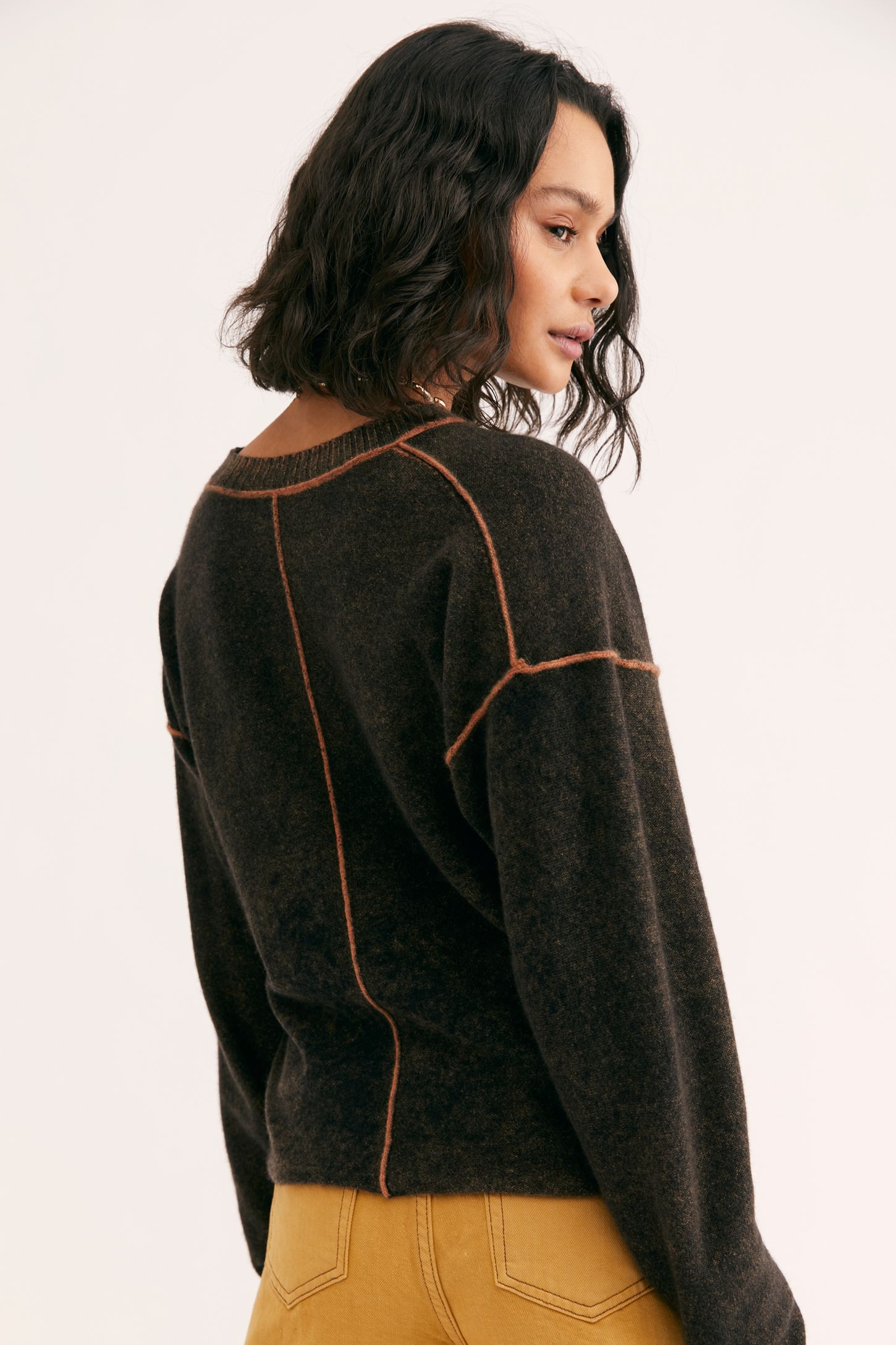 Slide View 2: Break Of Dawn Washed Cashmere Sweater