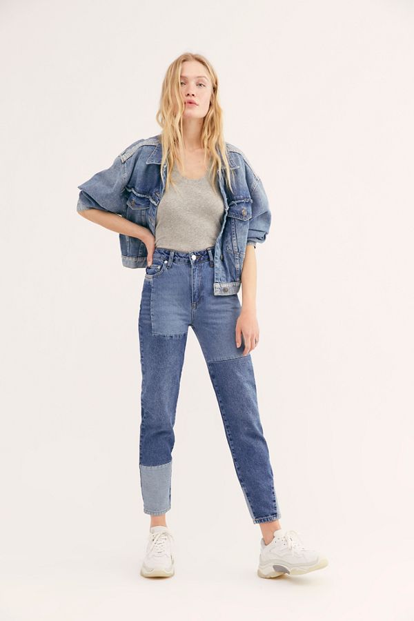 Slide View 1: Mom Pieced Jeans