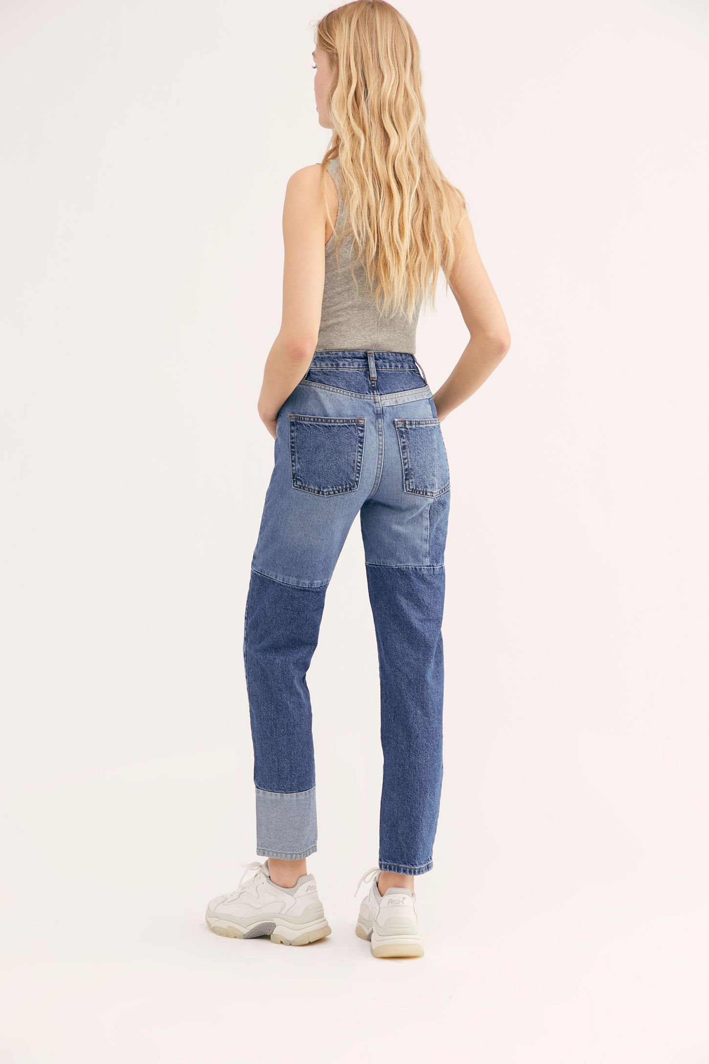 Slide View 2: Mom Pieced Jeans