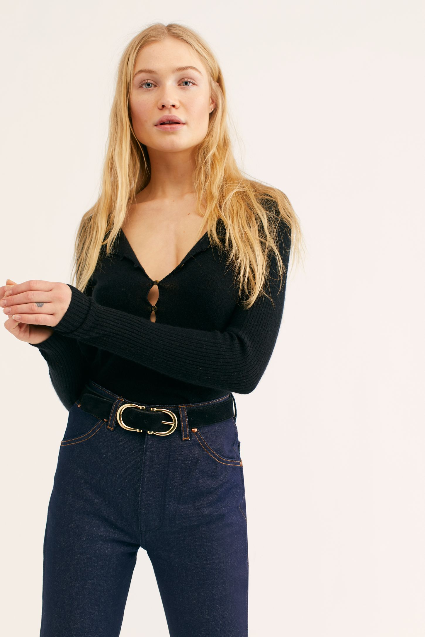 Slide View 2: Liquid Sugar Cashmere Henley