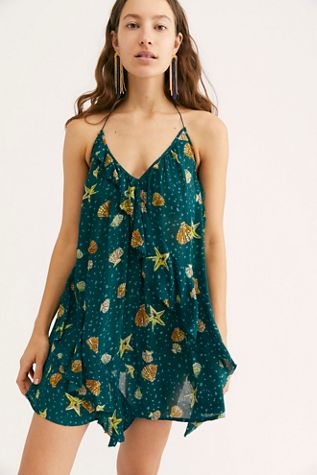 Sunlit Printed Mini Dress