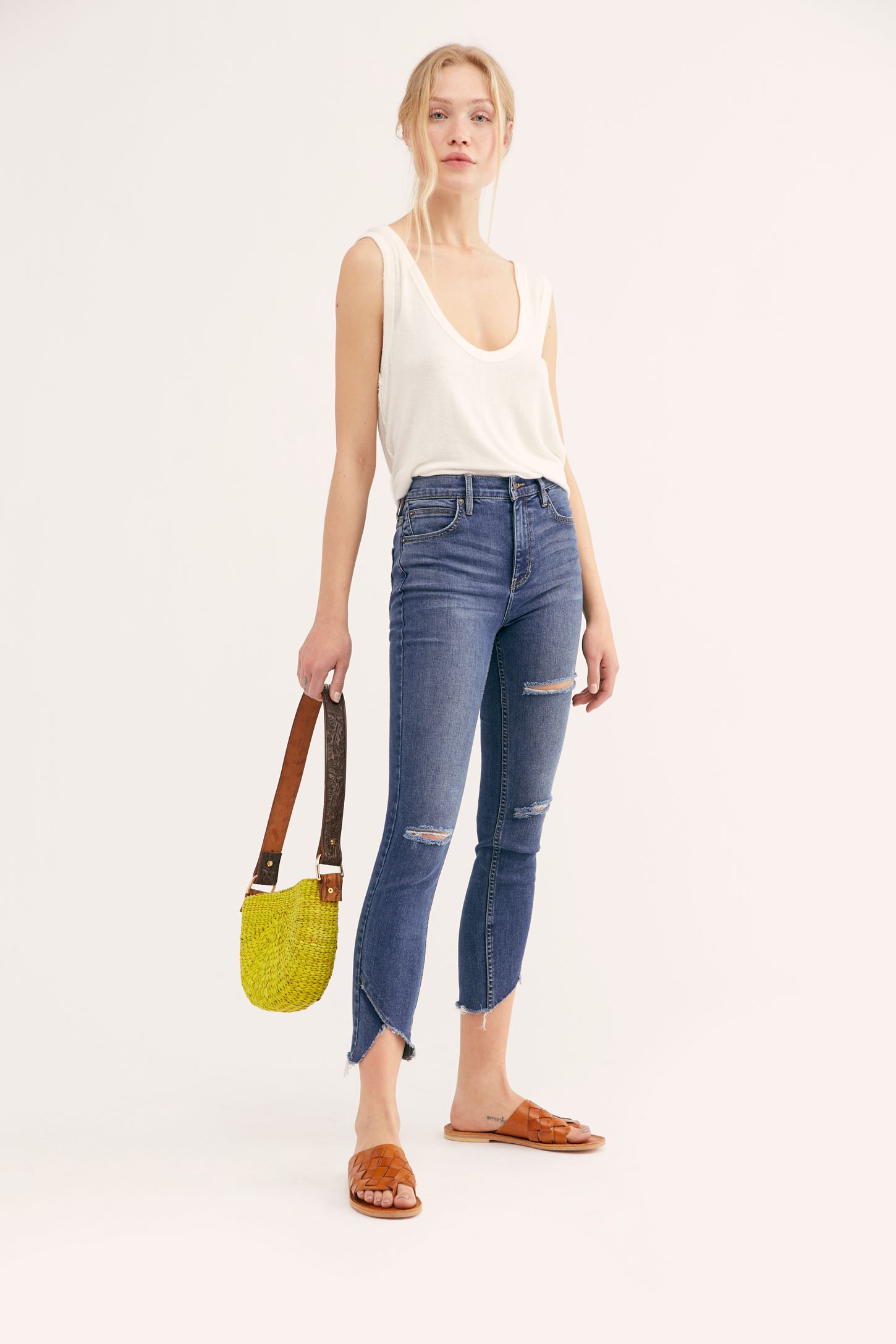 Slide View 1: Sunny Mid-Rise Skinny Jeans