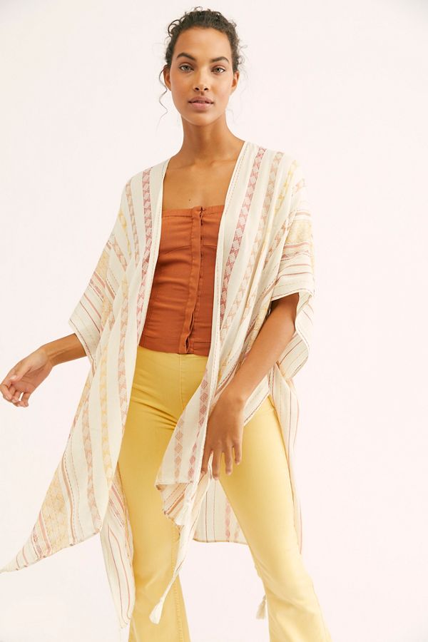 Slide View 1: Vida Stripe Kimono