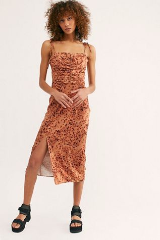 free people show stopper midi dress