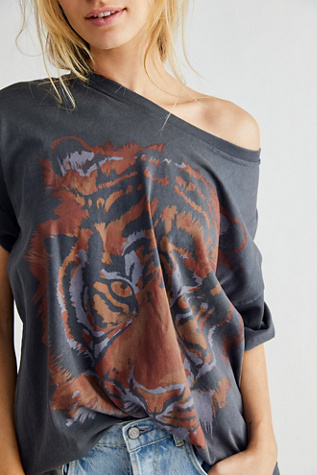 free people tiger t shirt