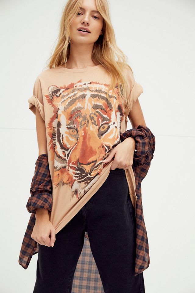 Wrangler Oversized Tiger Tee | Free People