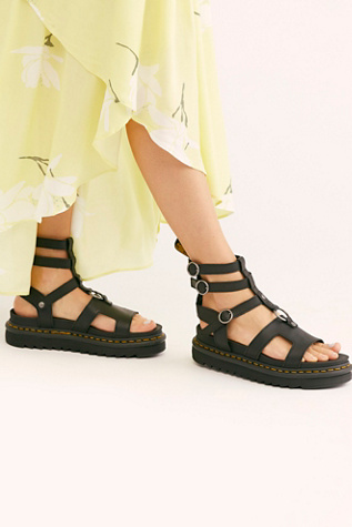 tan dr marten sandals