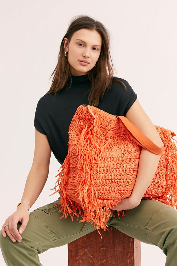 Slide View 2: Vacation Mode Straw Tote