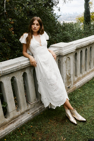 free people white eyelet dress