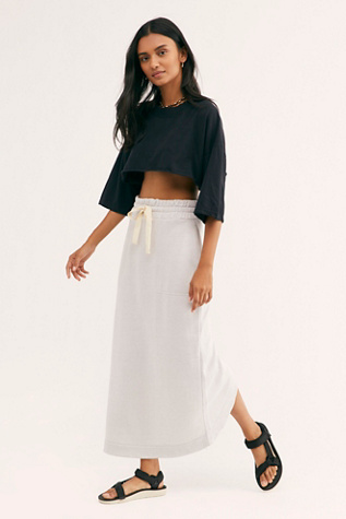 free people highlands tube midi skirt