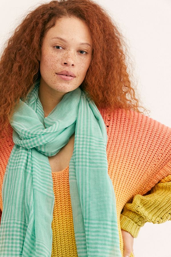 Slide View 5: Jessa Gingham Scarf