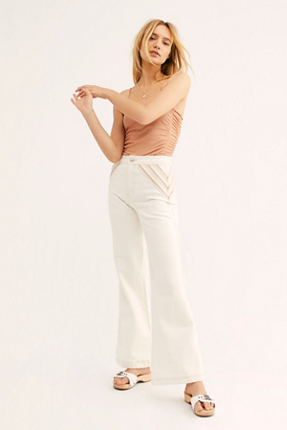 rainbow flare jeans