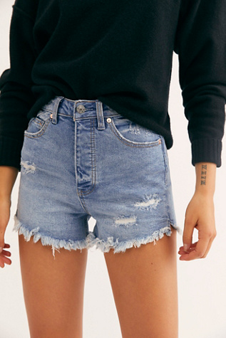 free people high waisted shorts