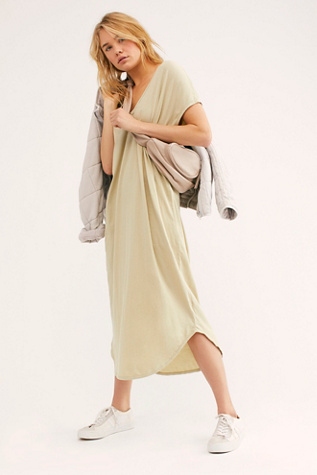 free people castaway midi dress