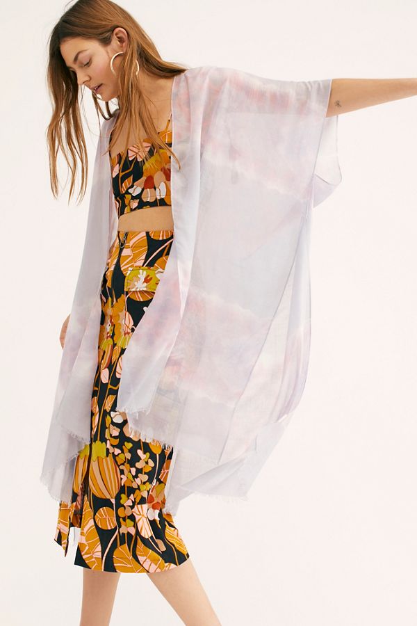 Slide View 1: Gravity Tie Dye Kimono