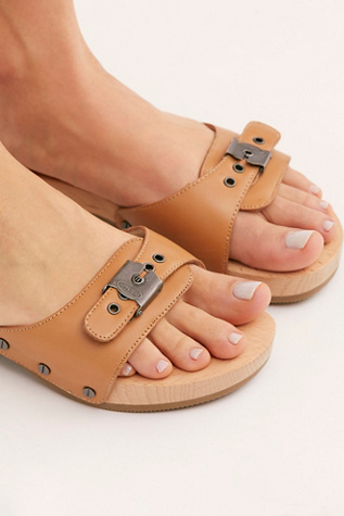original dr scholl's wooden sandals