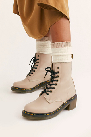 doc martens beige boots