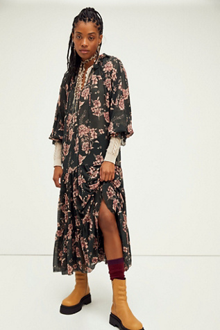 feeling groovy maxi dress