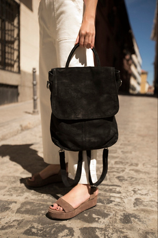 leather convertible backpack