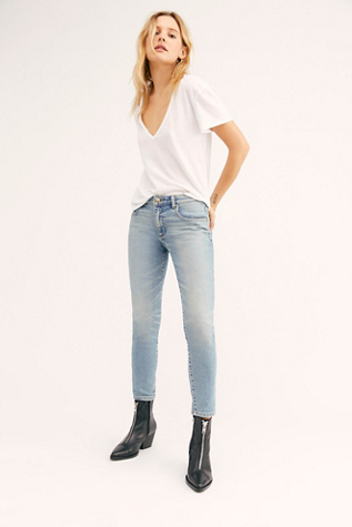 lee mid rise skinny jeans