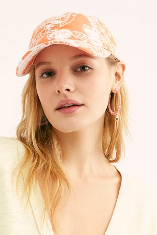 Hawaii Print Baseball Hat