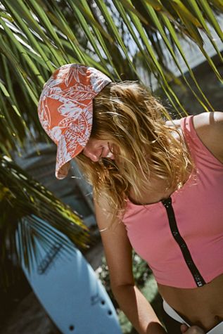 Hawaii Print Baseball Hat