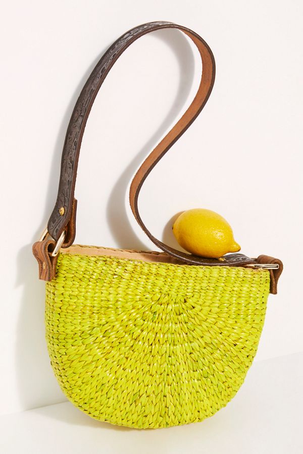 Slide View 2: Sunshine Straw Shoulder Bag