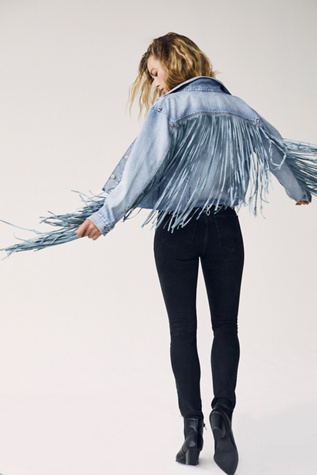levis fringe trucker jacket