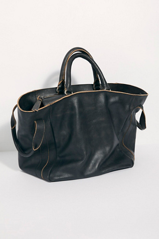 oversized leather tote bag