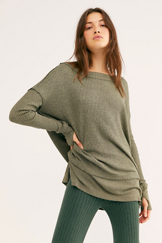 free people thermal sweater