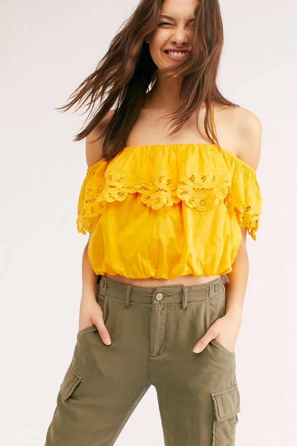 Slide View 3: Rolled-Up Silk Cargo Pants